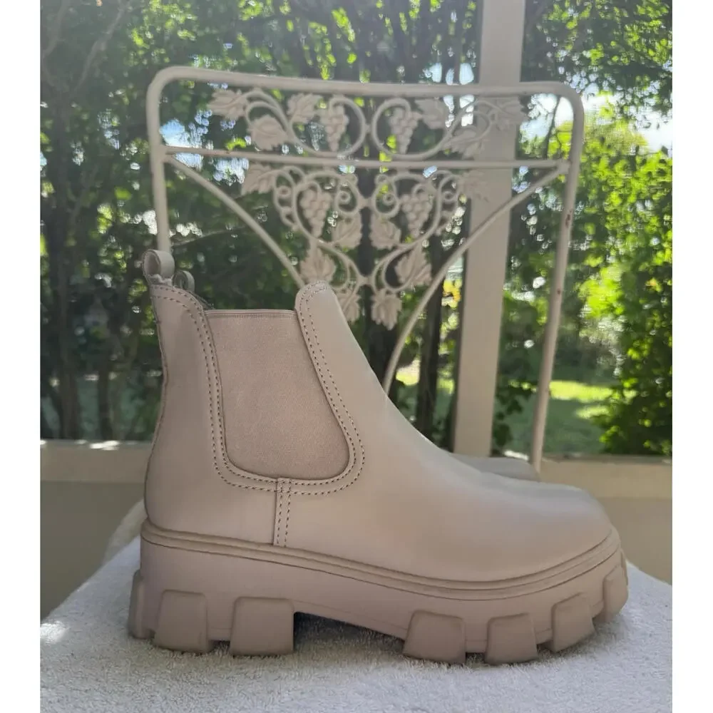 Circus by Sam‎ Edelman Chelsea Boots Women’s Size 10 Gray Chunky Platform